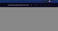 Desktop Screenshot of anointedlearninginstitute.org